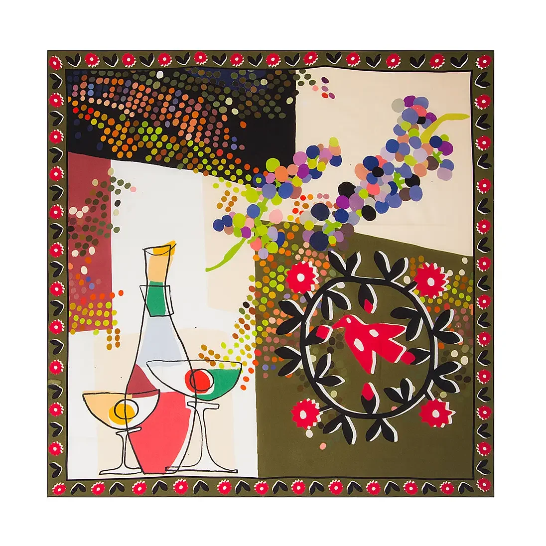 Yara Silk Printed Scarf by AniStudio