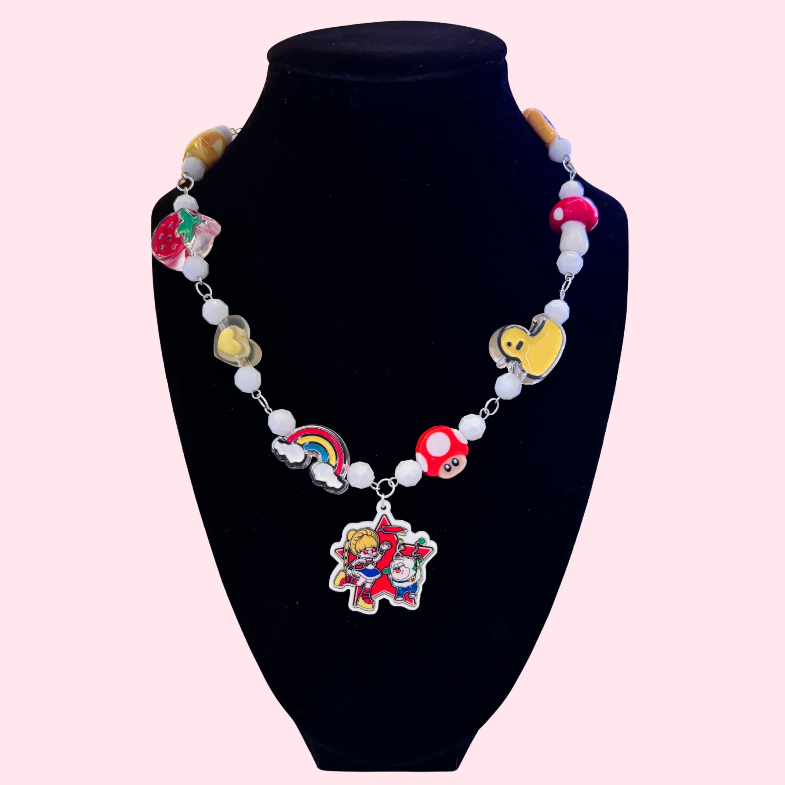 Rainbow Brite Charm Necklace