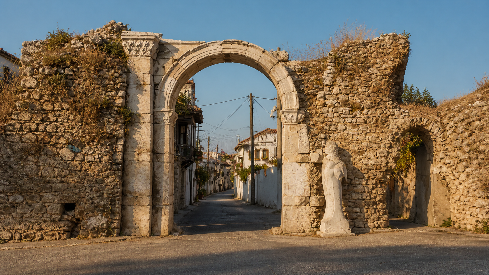 Milas historical town with old stone streets and local heritage