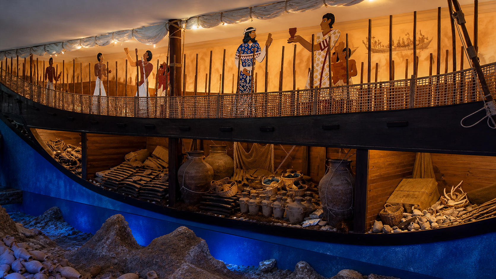 Bodrum Museum of Underwater Archaeology inside Bodrum Castle