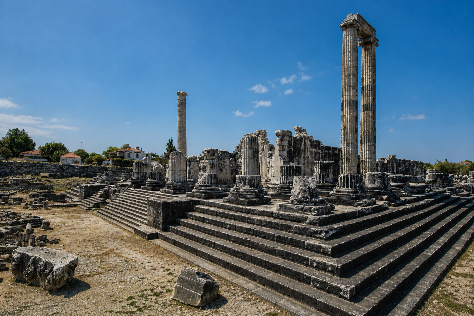 Didyma Temple of Apollo historical route from Bodrum
