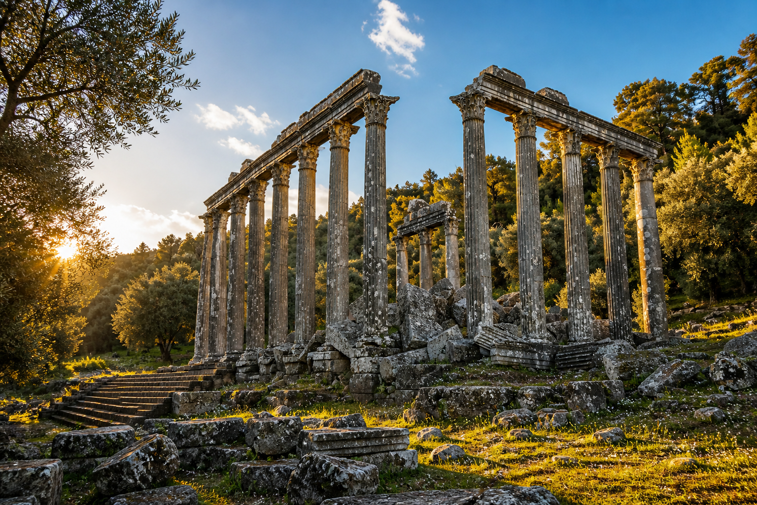 Euromos Temple of Zeus historical route from Bodrum