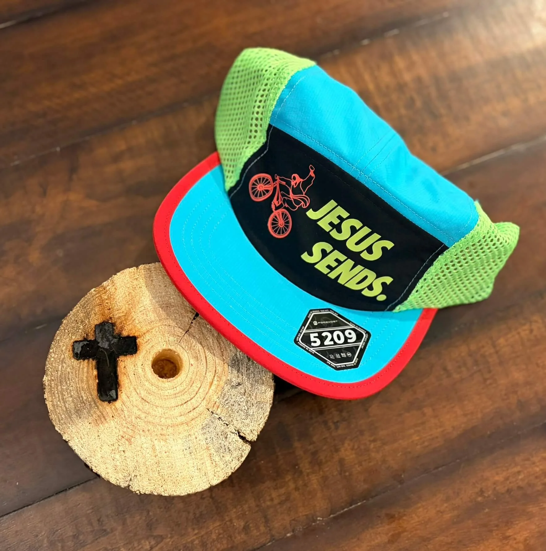 CHASE THE ONE CAP (BLUE) - MTN BIKE JESUS