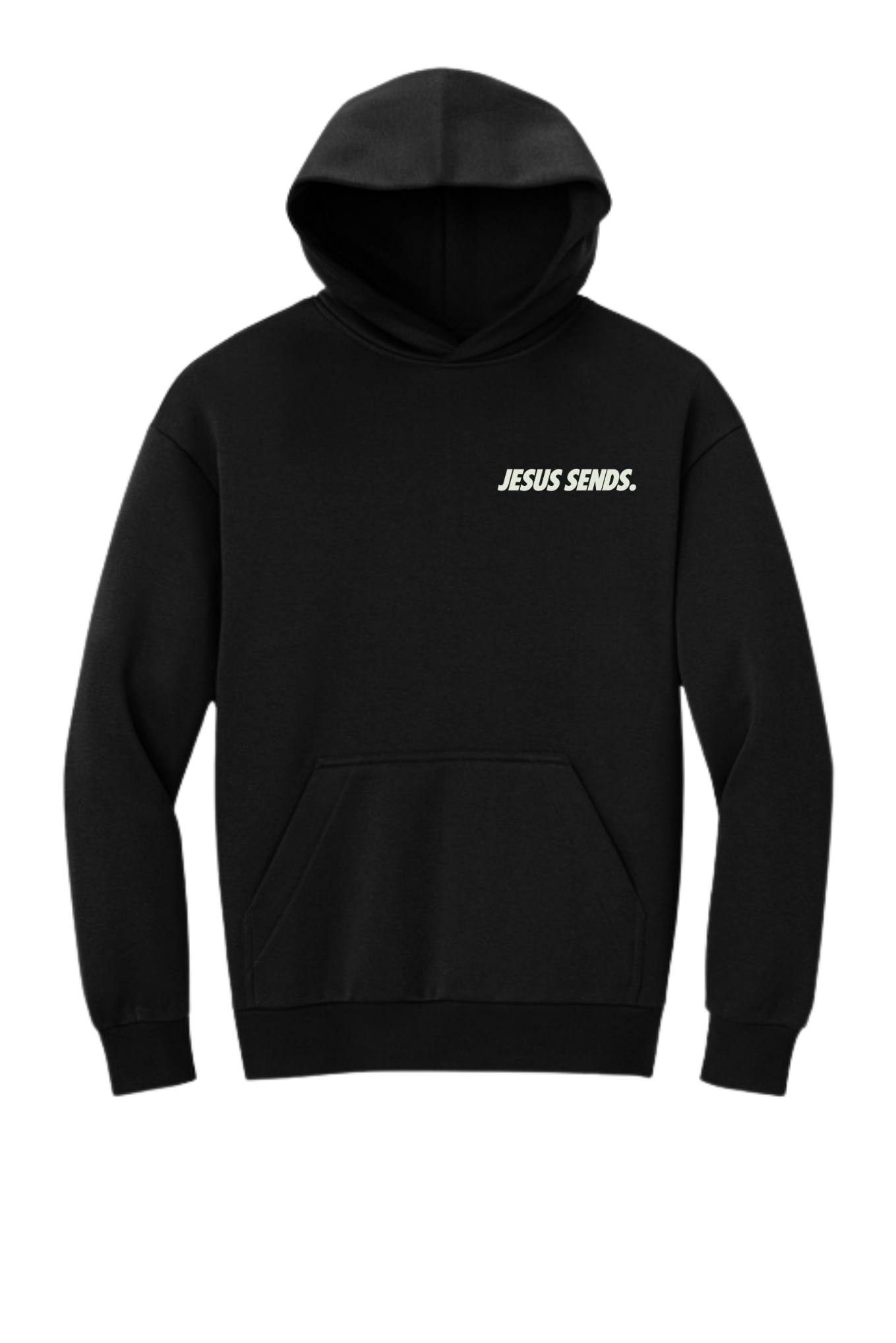 Adult Hoodie Black Front.png
