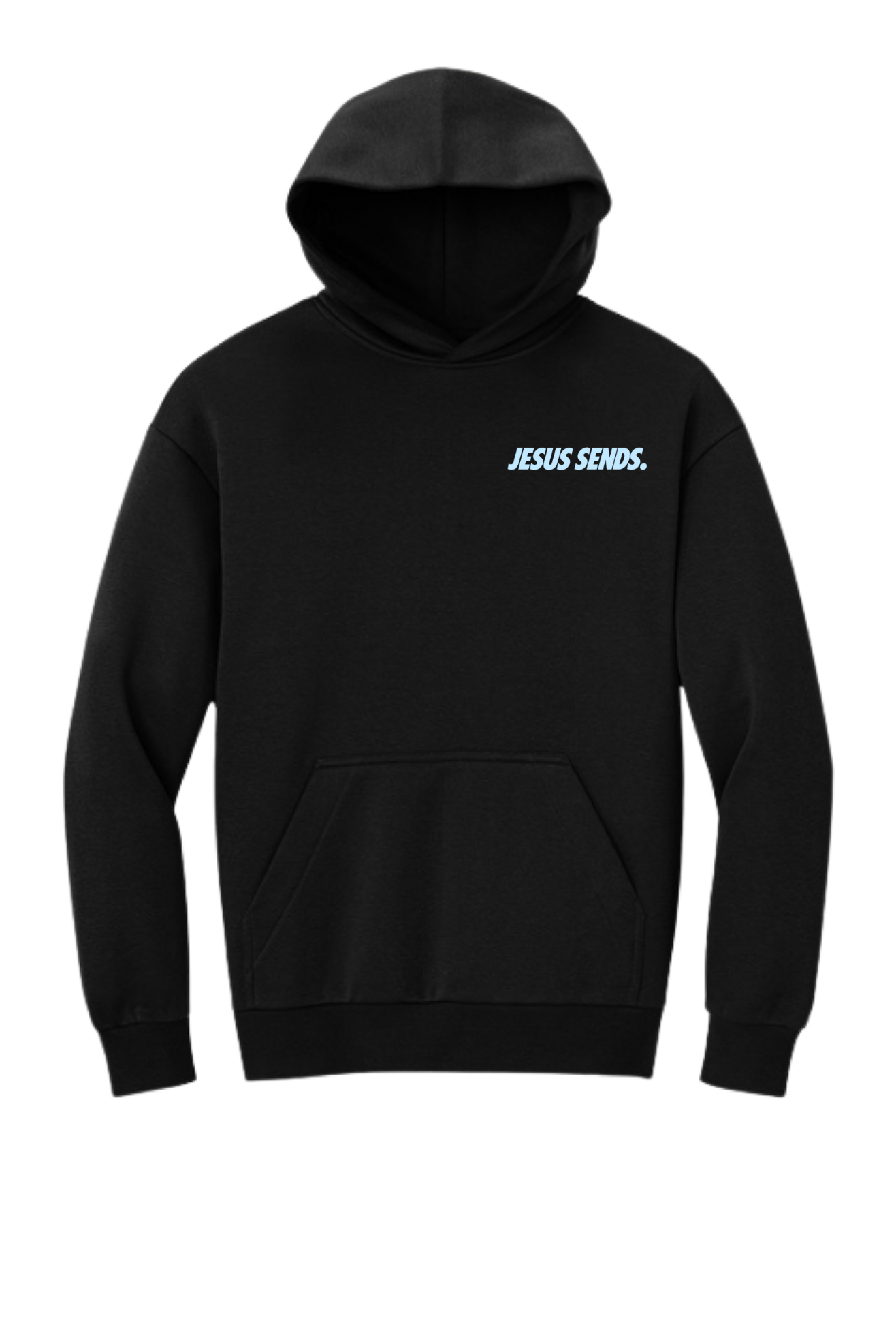 Youth Hoodie Black - Front.png