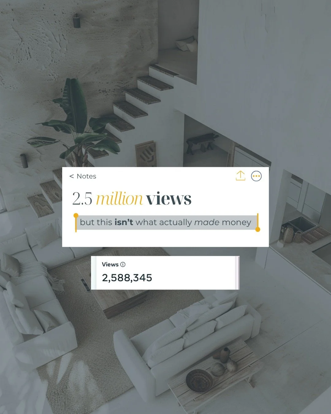 Everyone wants viral

Because it looks like success
Big numbers
Big reach
Big moment

And don&rsquo;t get me wrong
it has a place

We had a reel hit 2.5 million views for a local butcher for not the first time.

It built awareness
It brought new eyes