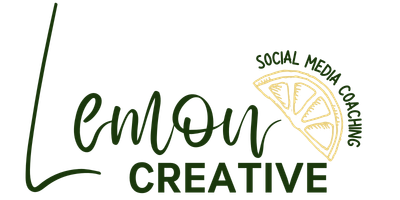 Logo for Lemon Creative featuring a lemon slice and stylized text in green.