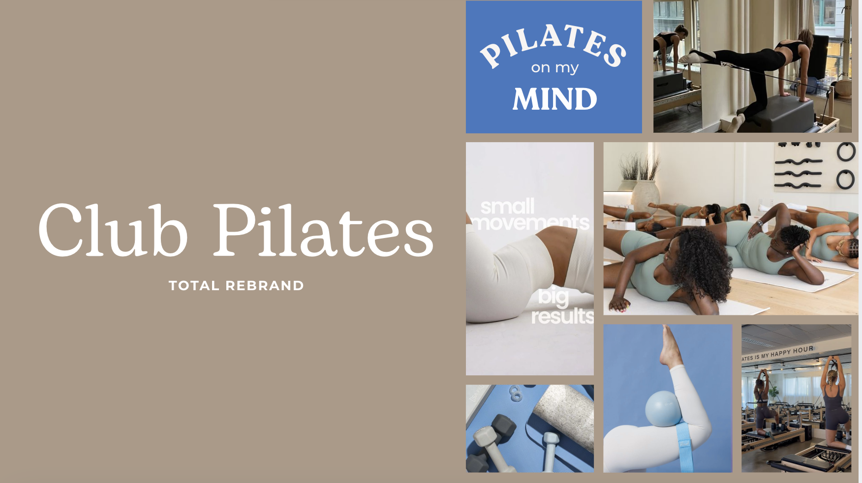 Club Pilates Rebrand Concept
