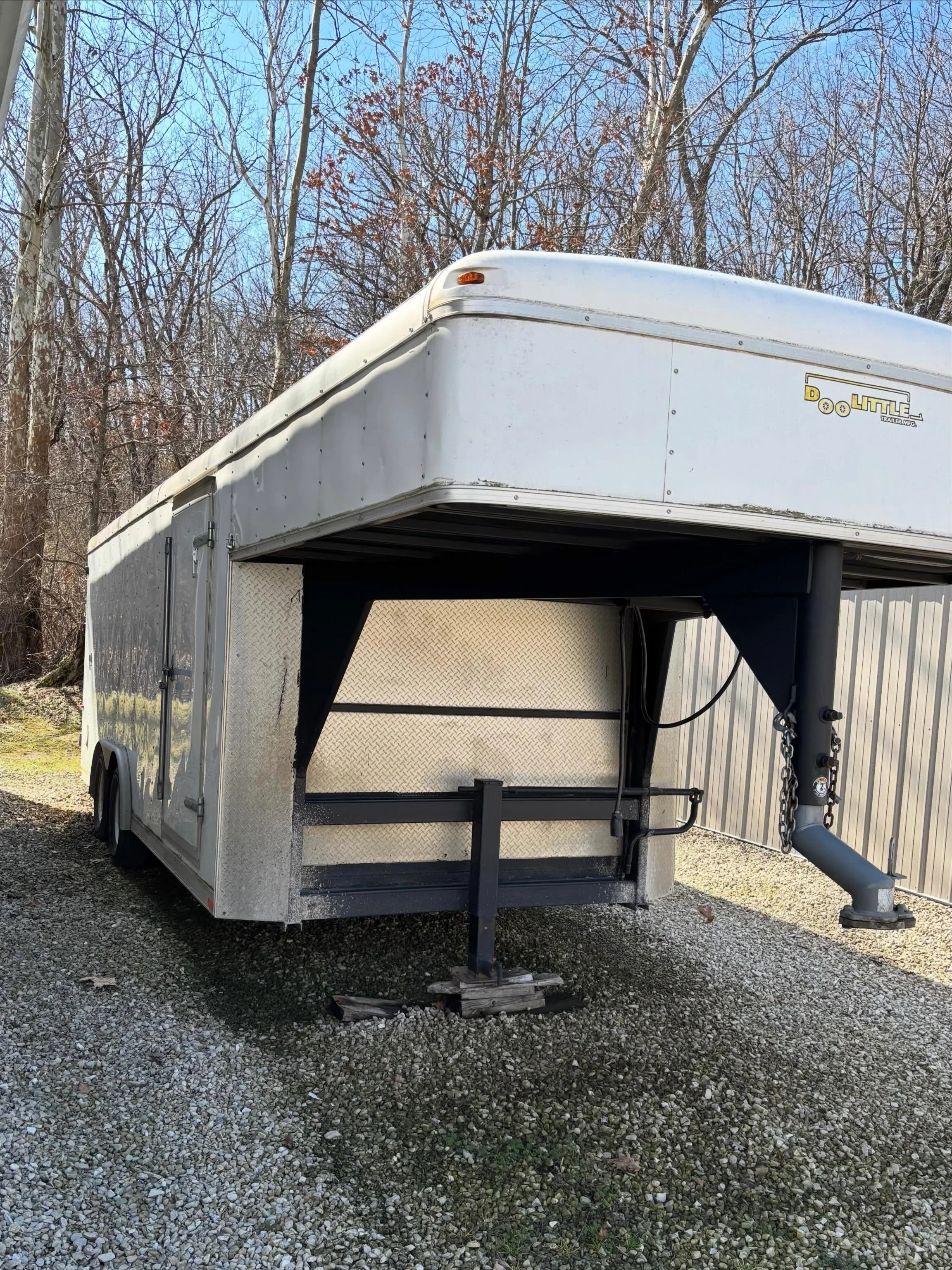 A customer traded this cargo in for another, so we&rsquo;re posting this one for sale for him. 

2012 
Doolittle Trailer Mfg. 
Cargo Trailer
Gooseneck 
8x18
7k
Side door
Double rear doors 
$8,750 

Available at CSH Trailers &amp; Automotive Services 