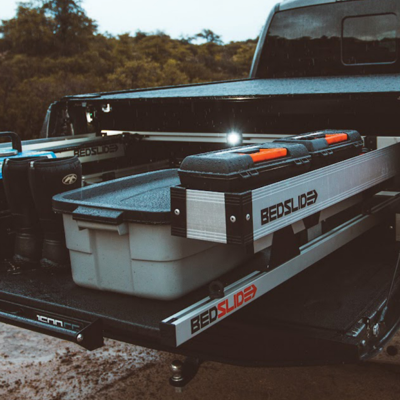 Bed slides, sold and installed at CSH Trailers & Automotive Services in central Missouri