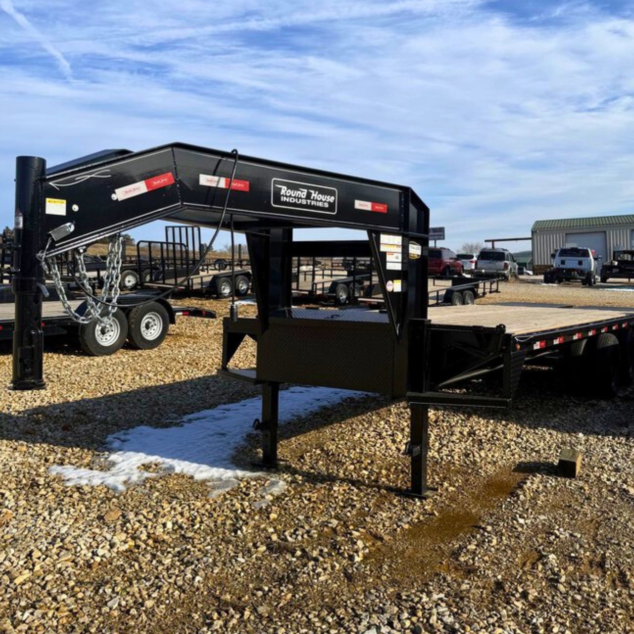 Deckover trailer inventory at CSH Trailers & Automotive Services in Westphalia, Missouri