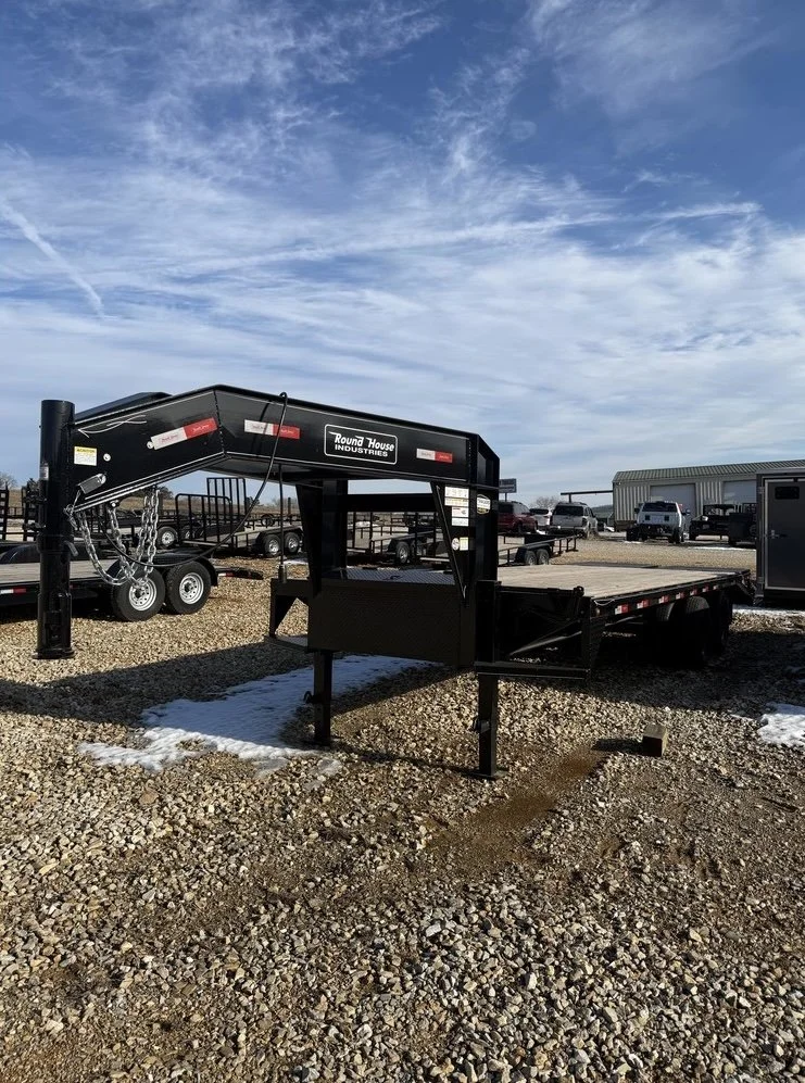 2026 Round House Industries 102x25 Deckover Gooseneck