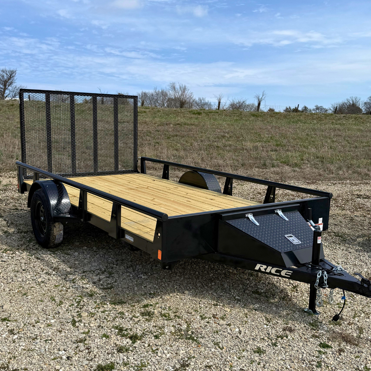 Utility trailer inventory at CSH Trailers & Automotive Services in Westphalia, Missouri