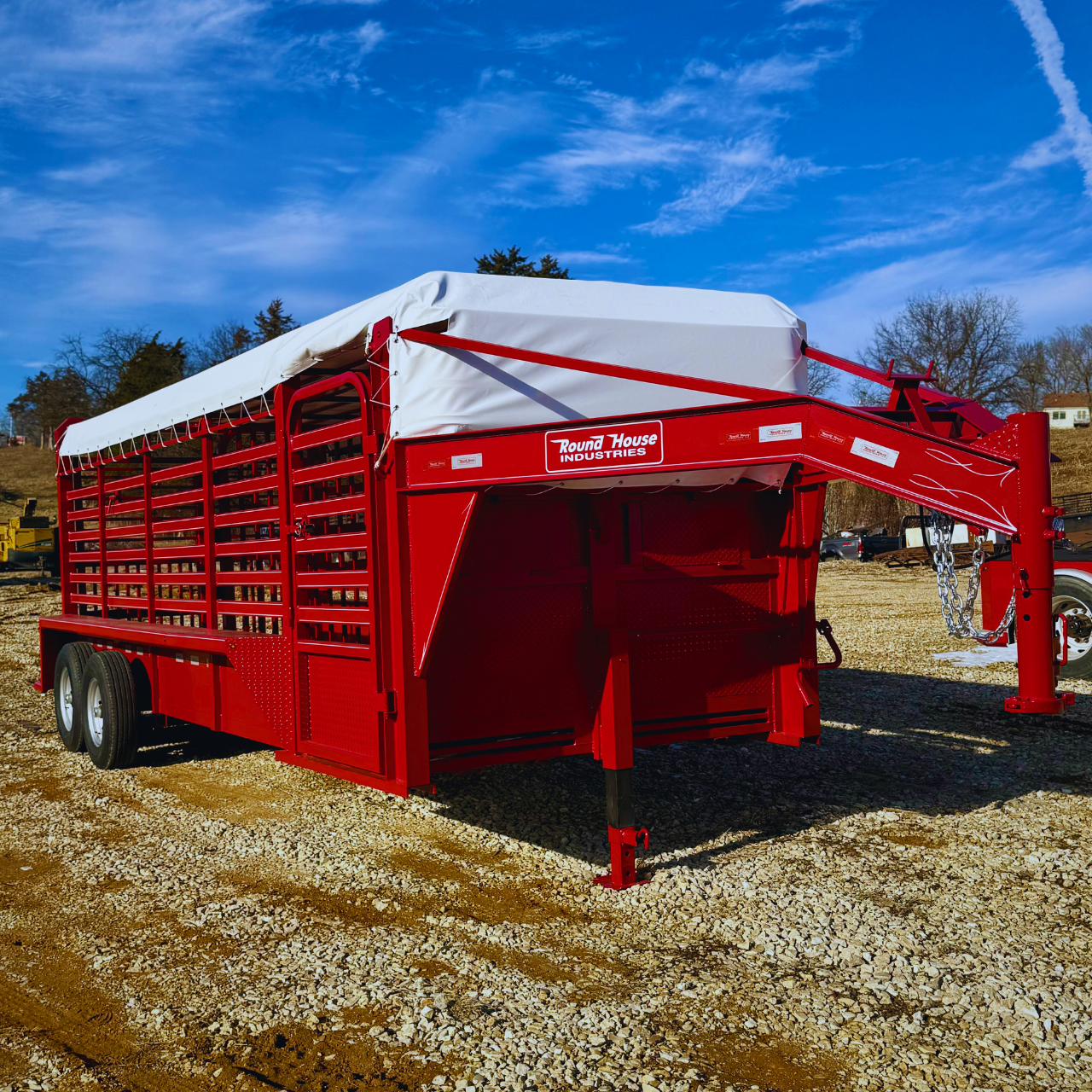 Stock trailer inventory at CSH Trailers & Automotive Services in Westphalia, Missouri