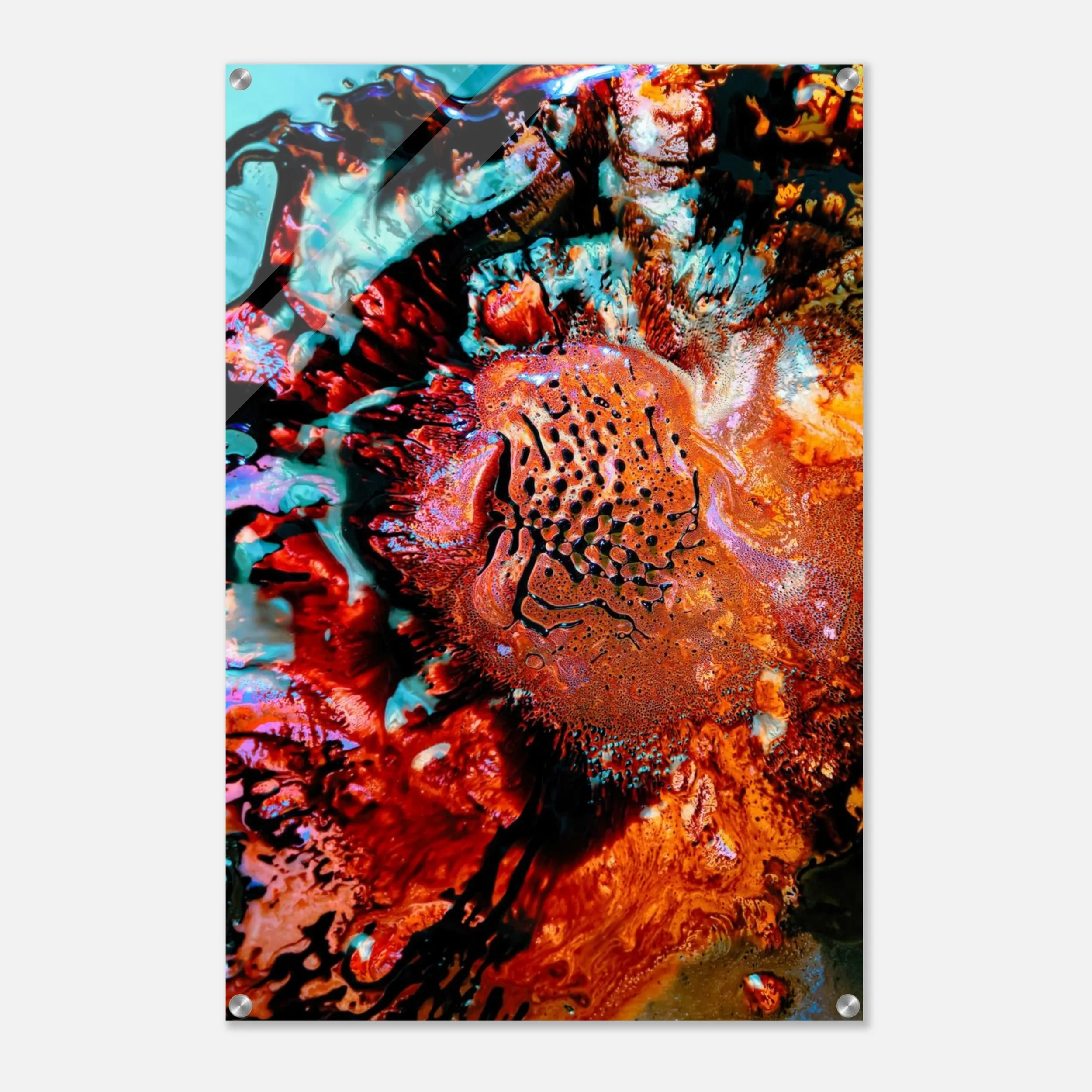 Cheyava Falls (Life on Mars) Ferrofluid Acrylic Panel