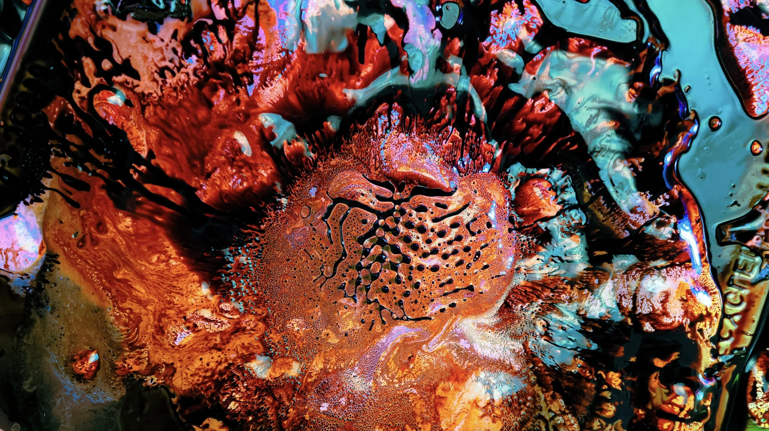 Cheyava Falls (Life on Mars) Ferrofluid Fine Art Print
