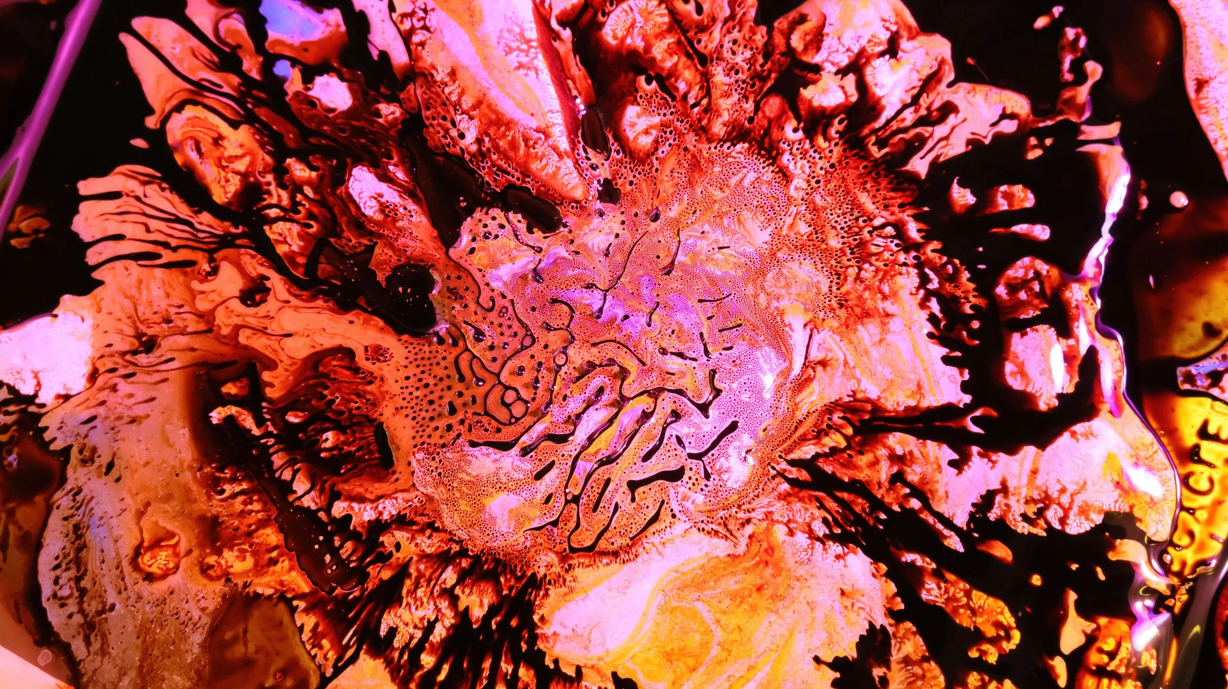 Medusae Fossae (Life on Mars) Ferrofluid Print