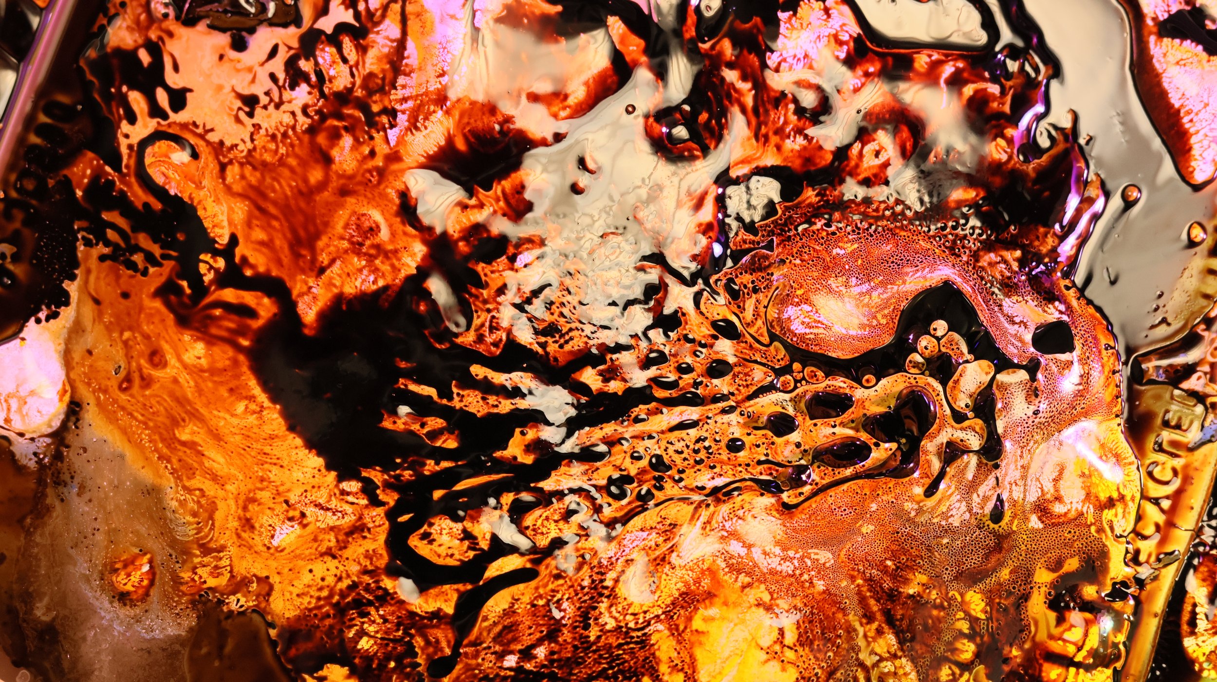 Neretva Vallis (Life on Mars) Fine Art Ferrofluid Print