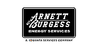 Arnett Burgess Energy Services logo with black background and white text