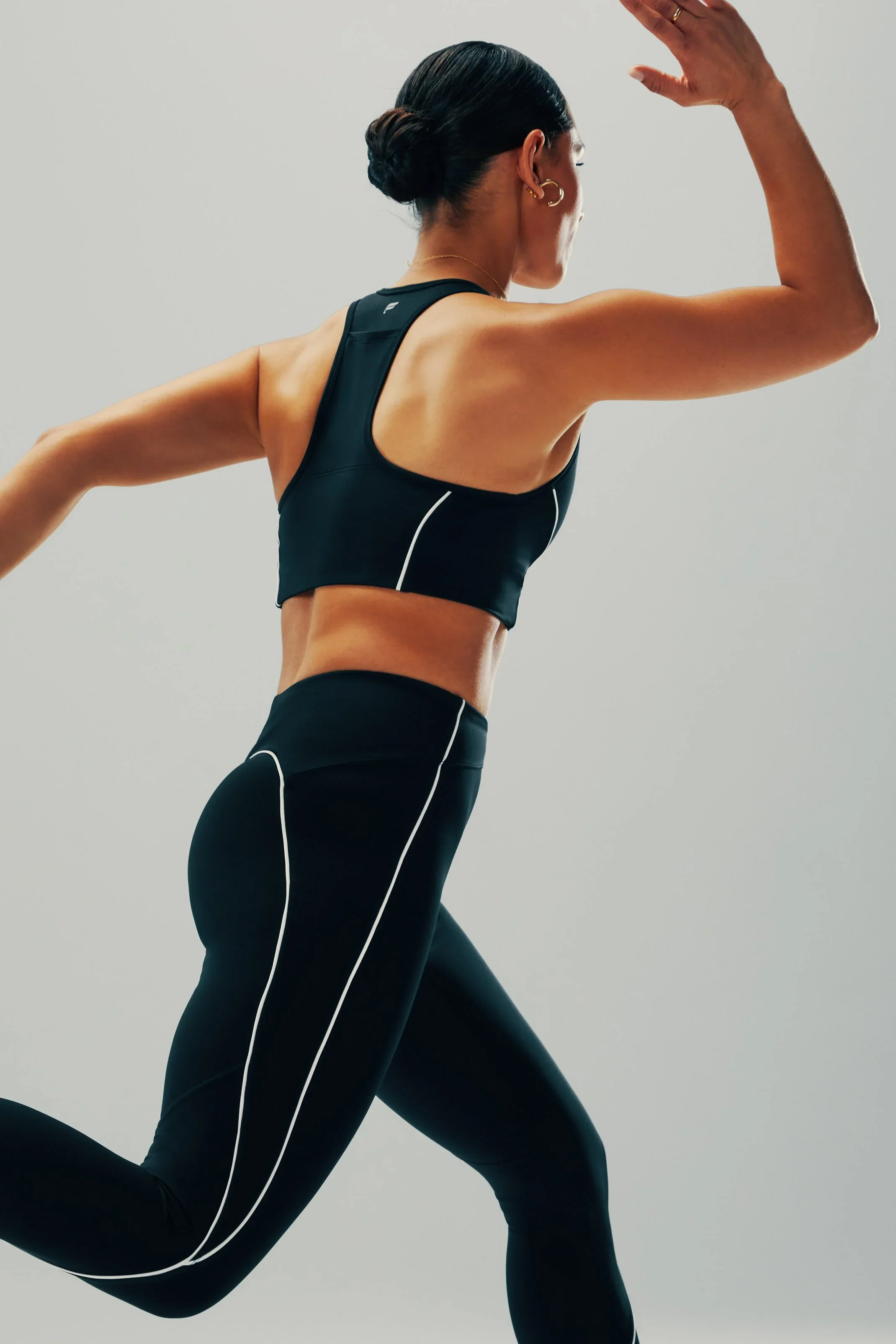 Activewear campaign art direction featuring women's performance apparel.