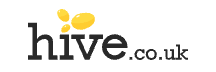 Hive.co.uk logo with black and yellow text