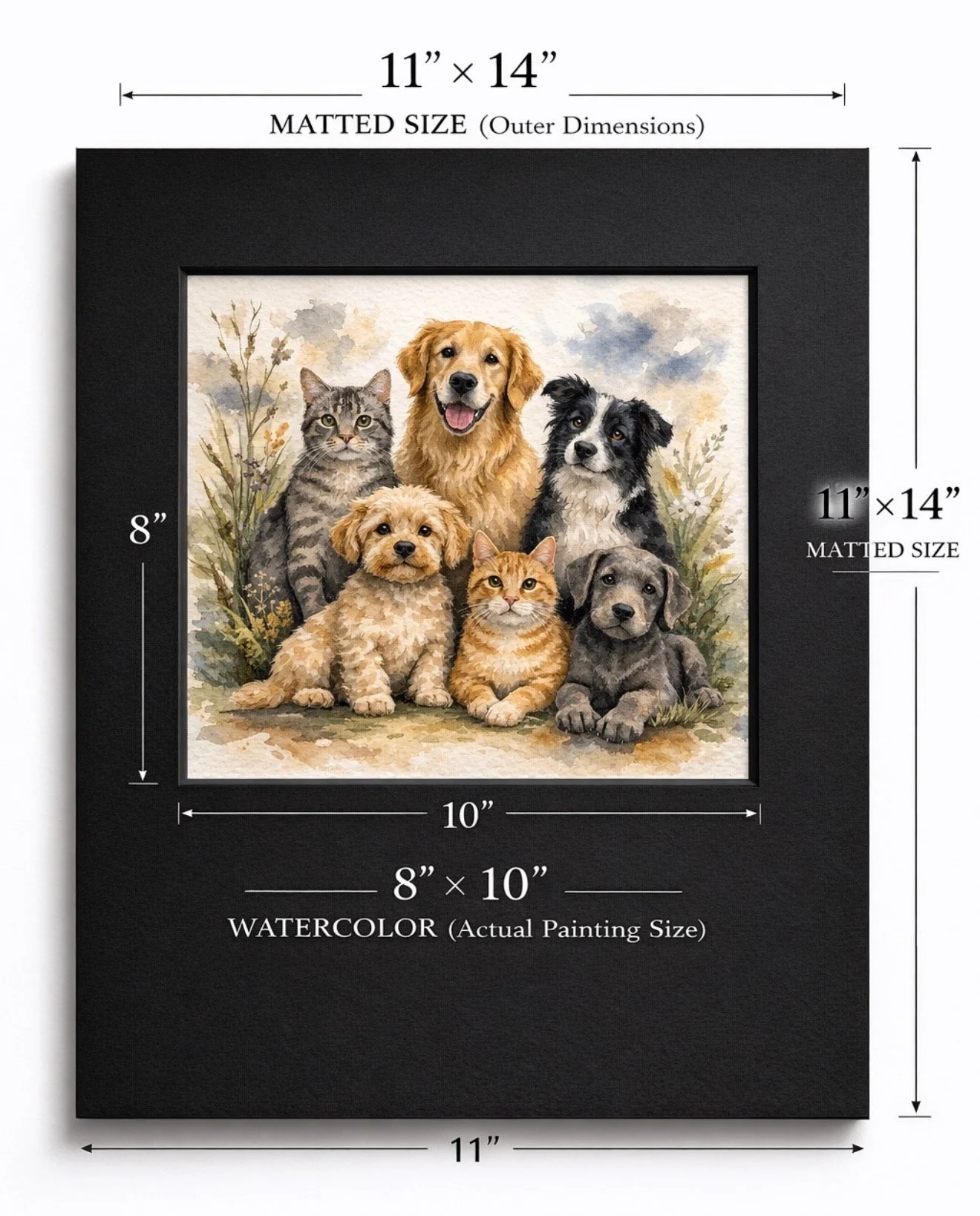 8x10 watercolor portrait