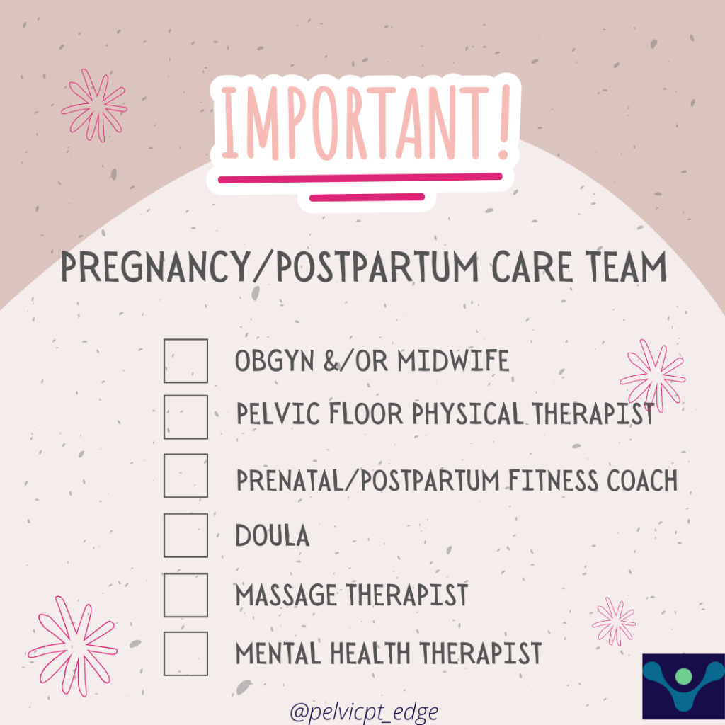Building a Birth Team for Pregnancy and Postpartum