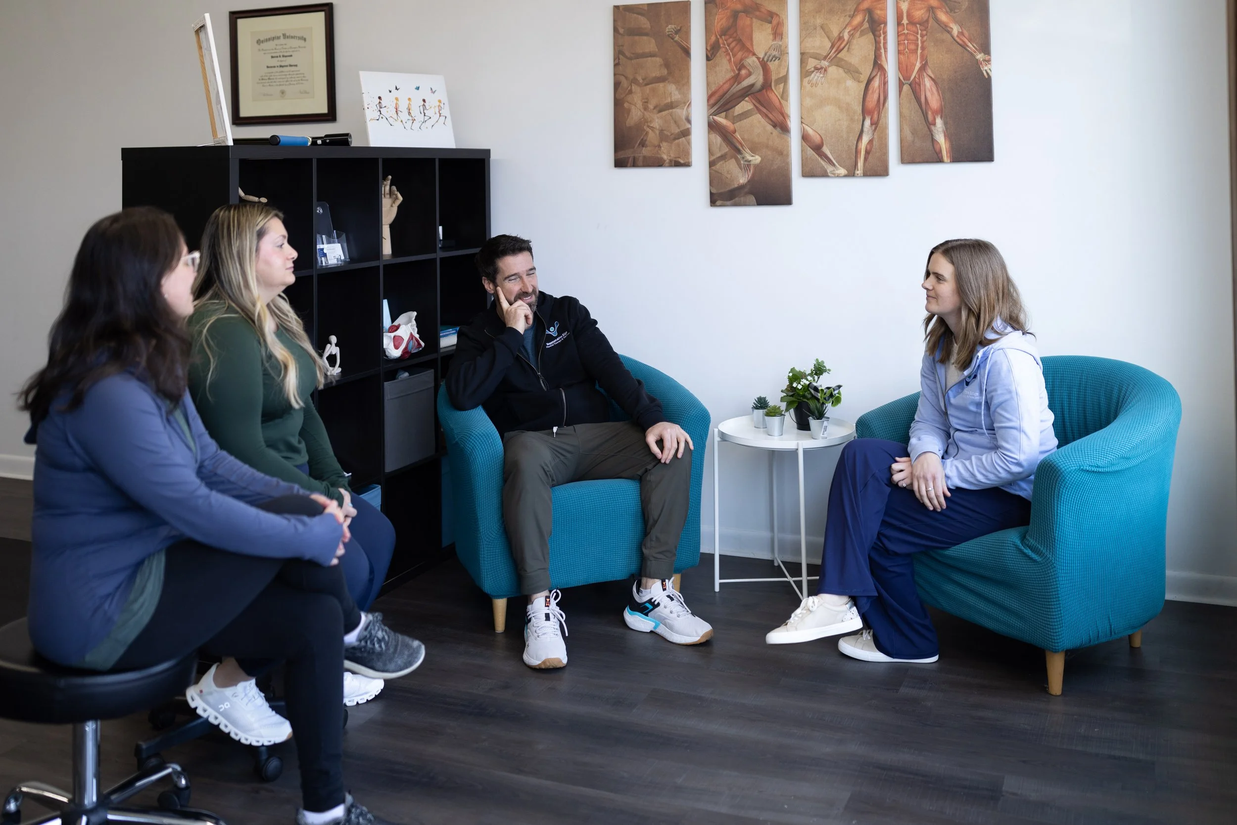 Physical Therapy Team - specialized in personalized one-on-one pelvic floor and orthopedic care.