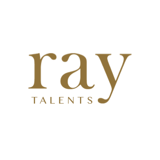 Logo mit dem Wort 'ray' in großen Buchstaben, darunter das Wort 'TALENTS' in kleineren Buchstaben.