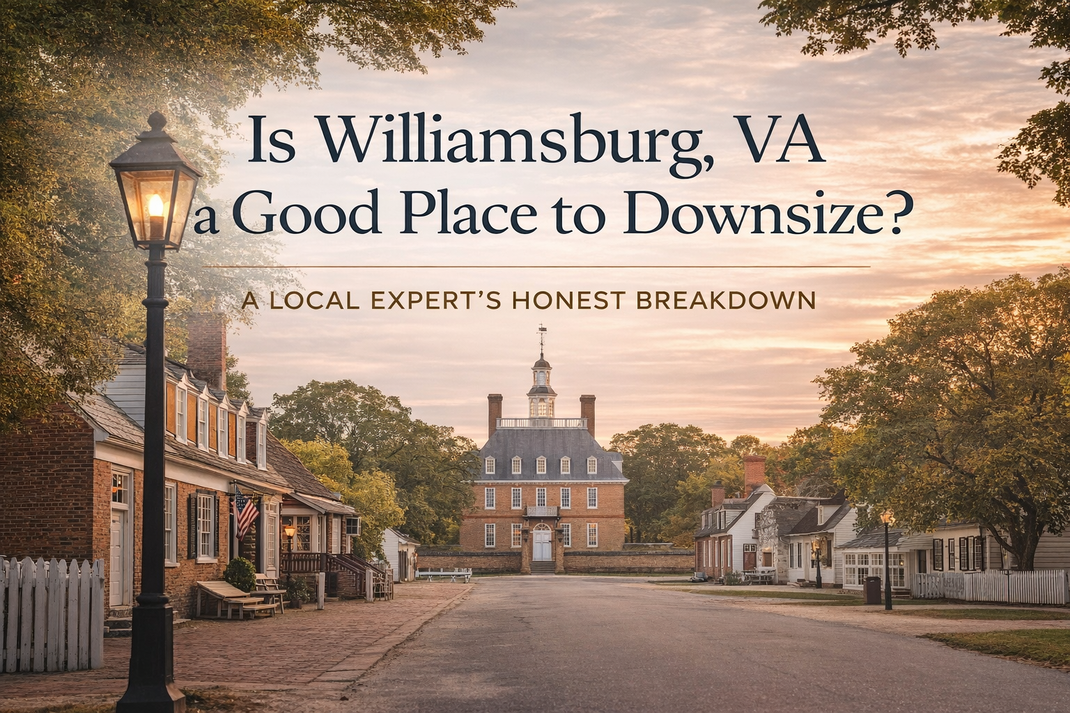Is Williamsburg, VA a Good Place to Downsize?