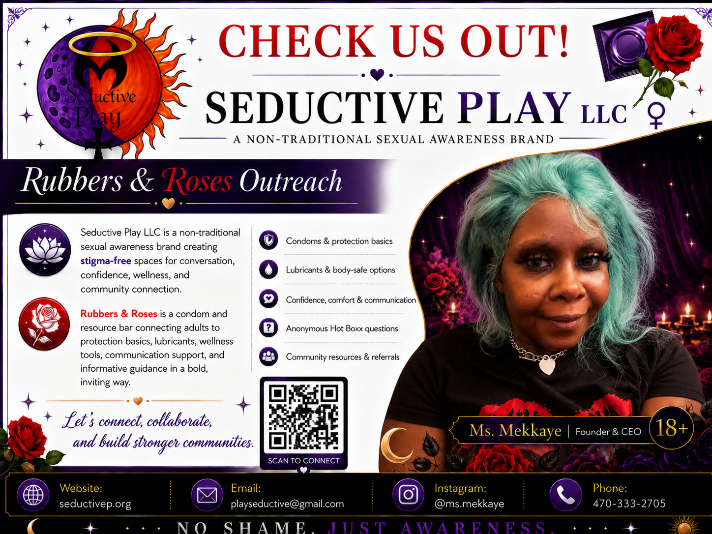 Rubbers and roses Outreach!checkusout.png