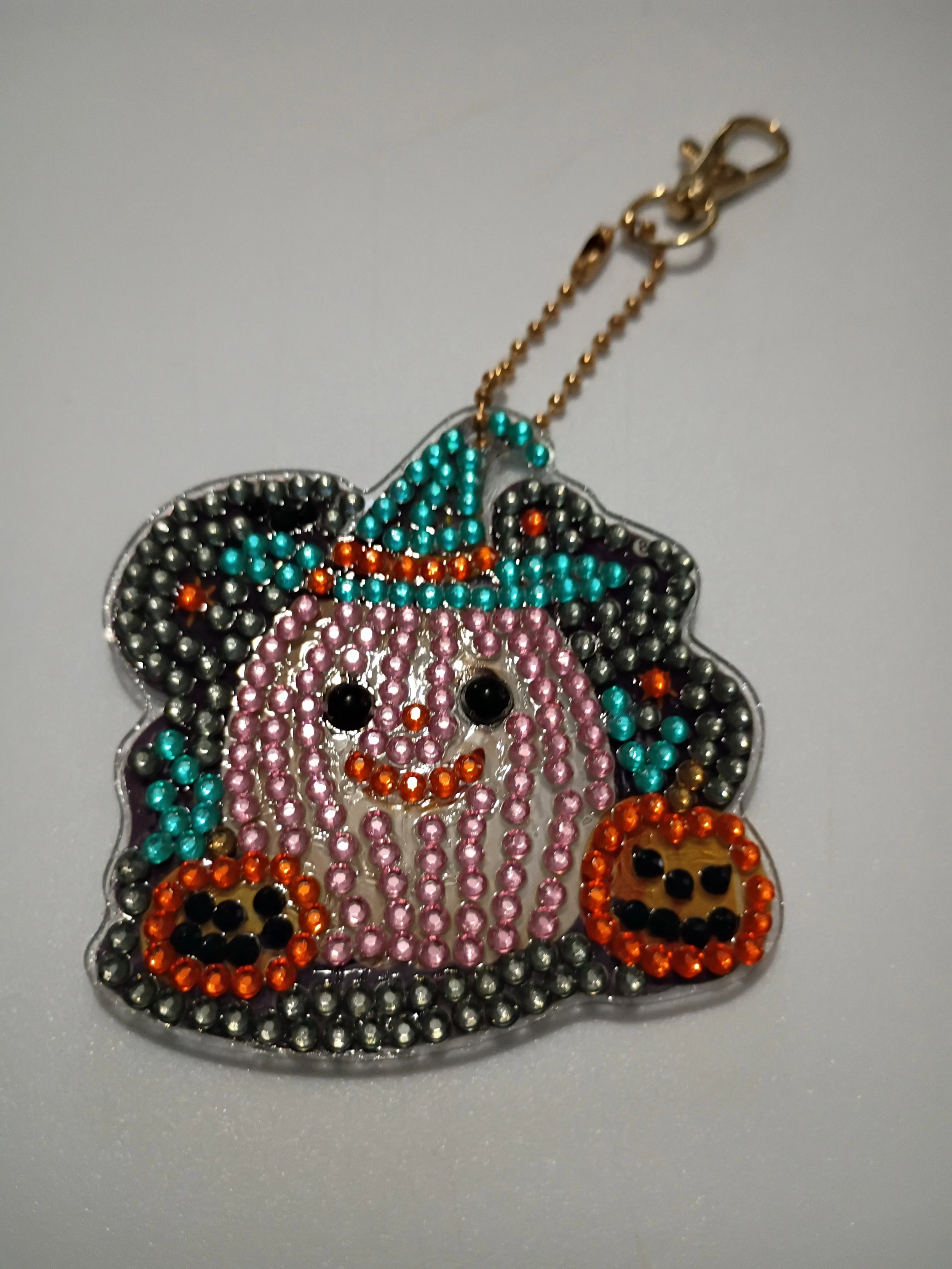 pumpkin Halloween key chain