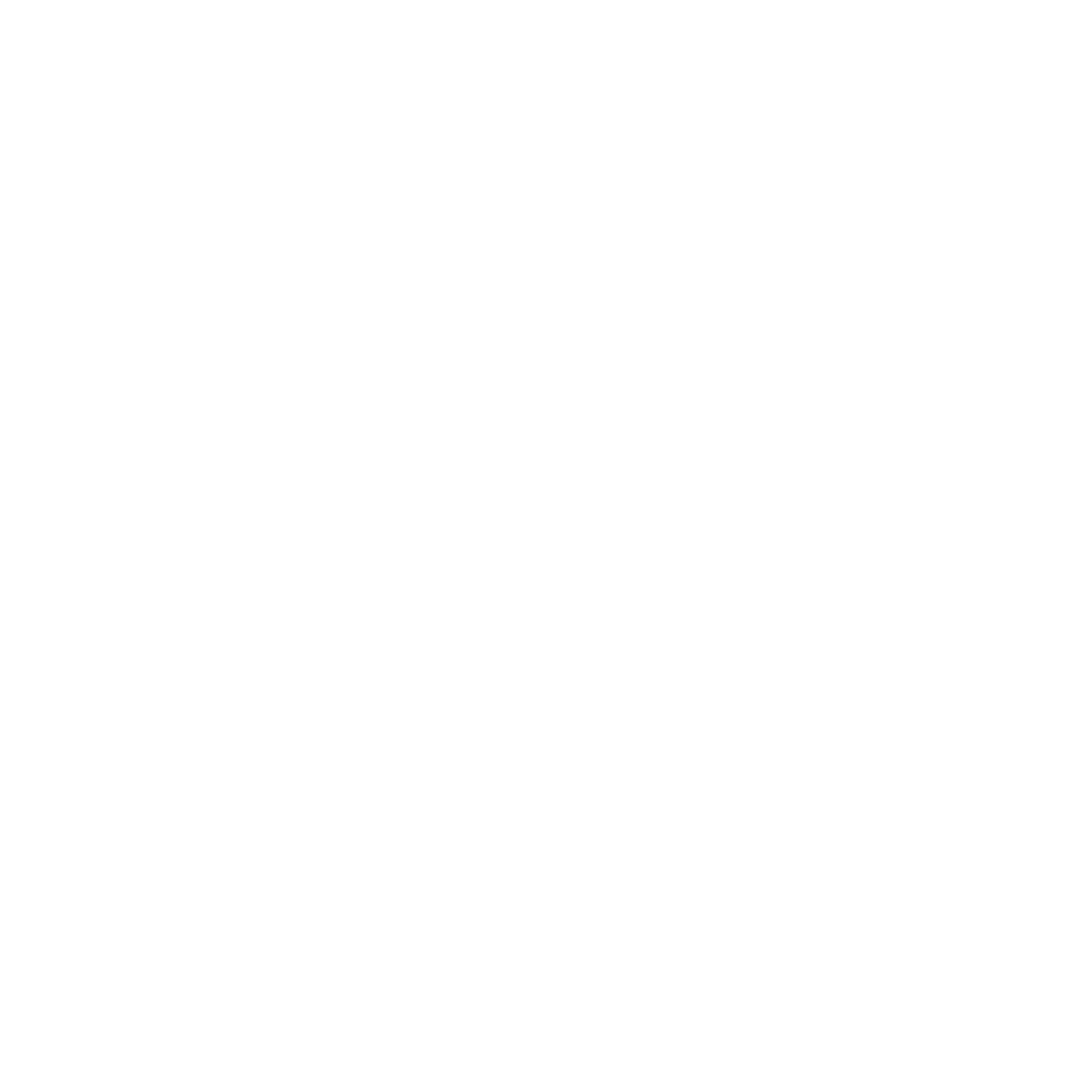 A black background with a white stylized clock outline and a white vertical line in the center.