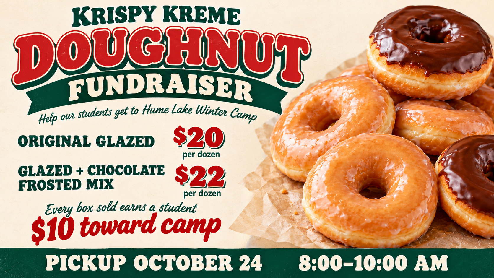 Clean retro Krispy Kreme fundraiser slide.png