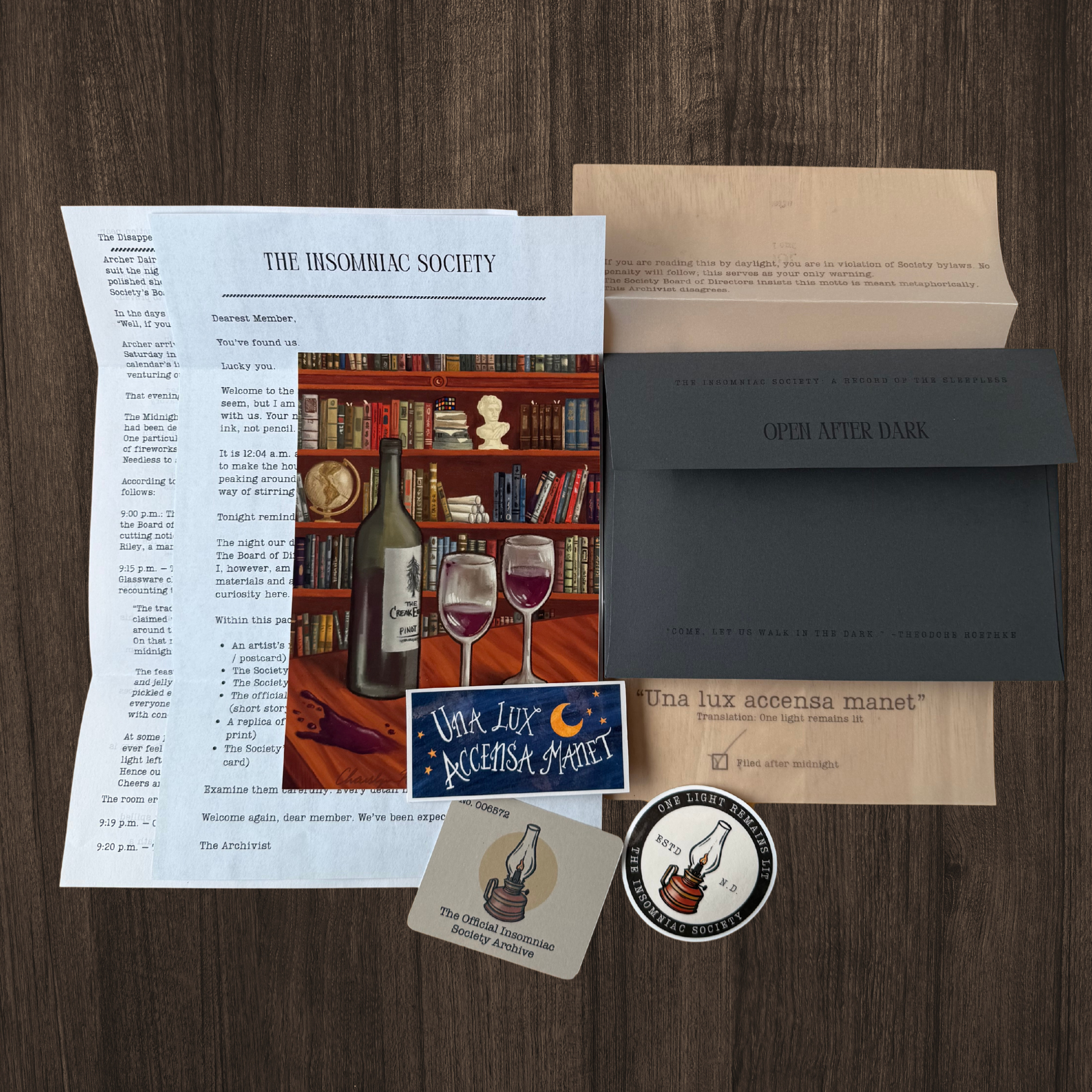 The Insomniac Society Mail Club Subscription