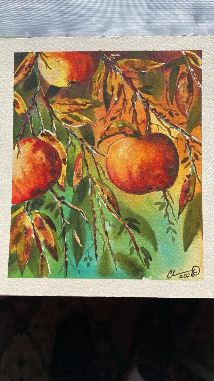 Little watercolor, I did let me know if you&rsquo;d like this watercolor style ￼WakefieldArts.com