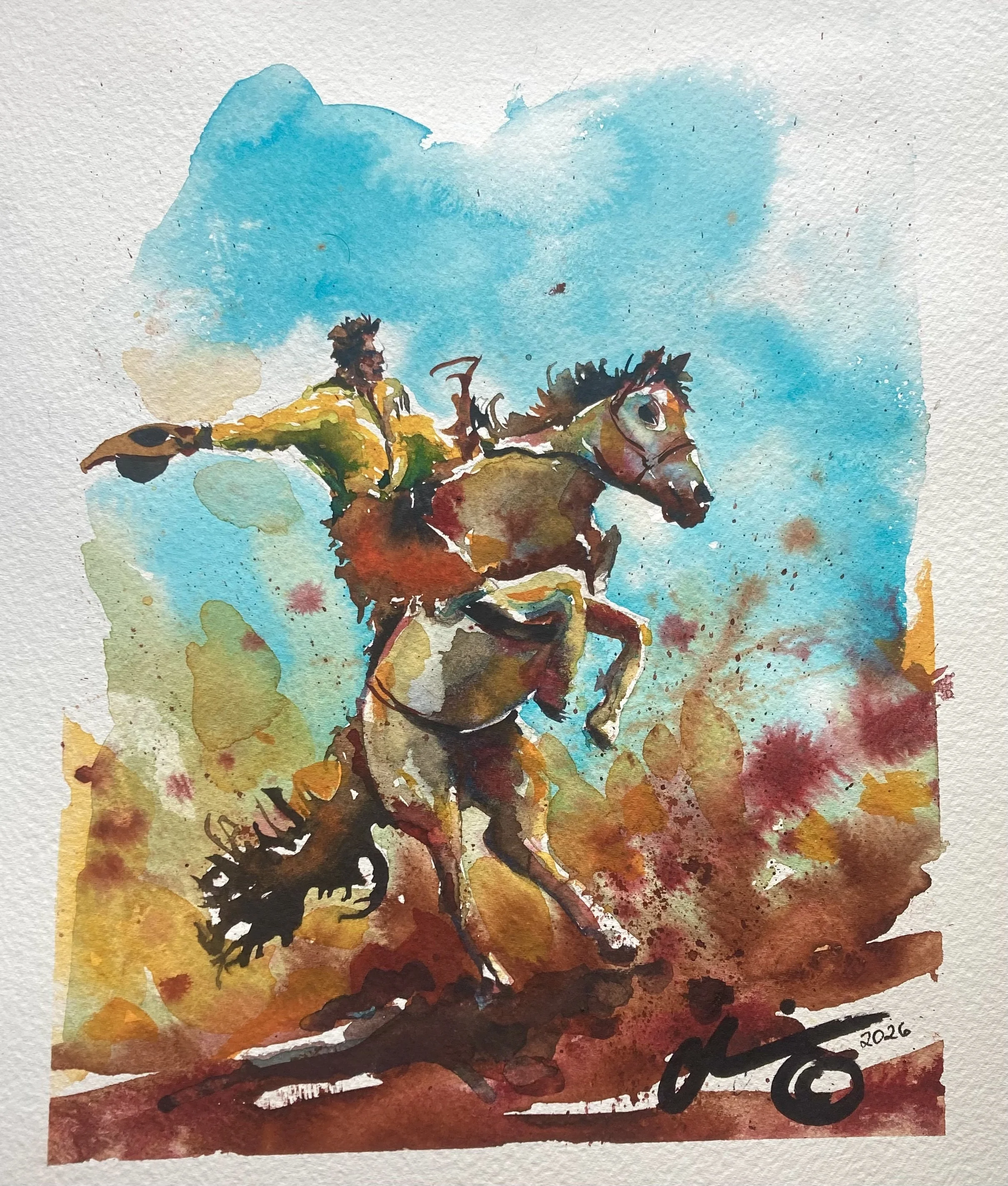 Hot Damn original watercolor.jpg