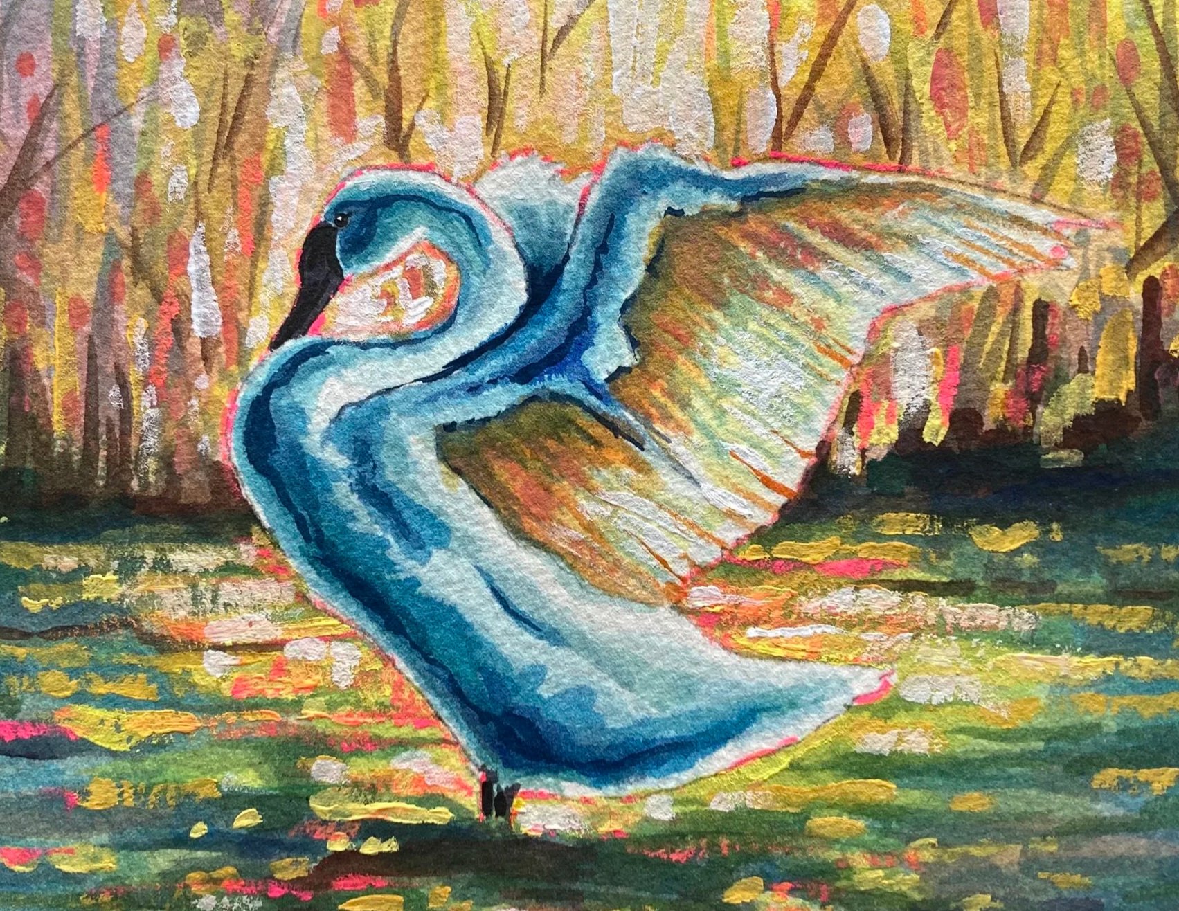 "Luminous" original watercolor