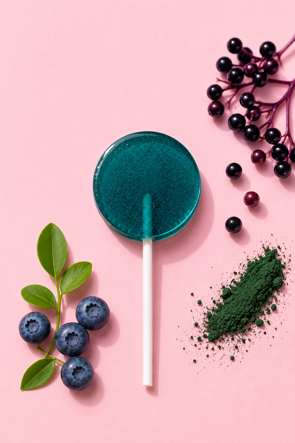 Berry Blue: Elderberry + Blueberry + Spirulina