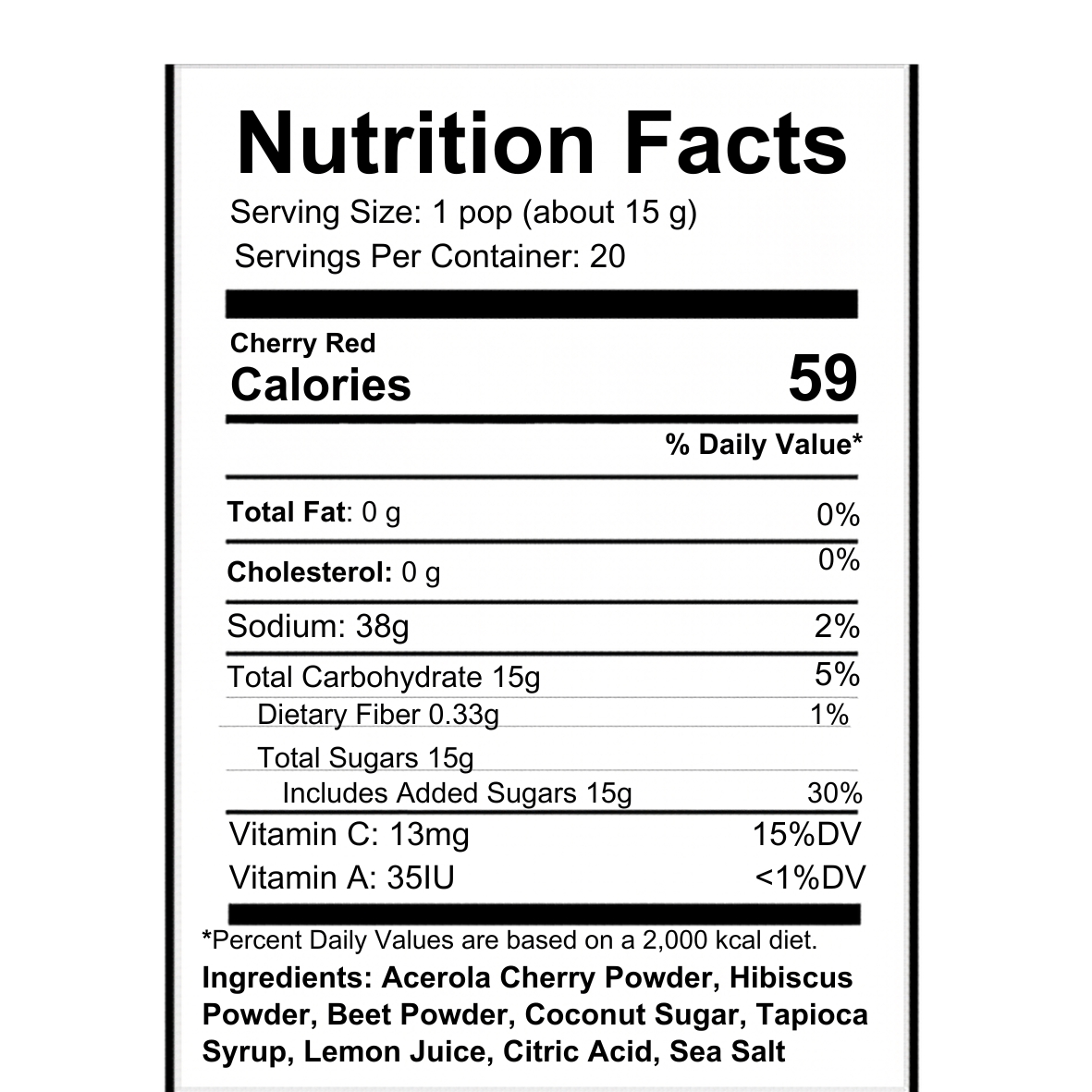 Nutrition Facts Label red cherry.png