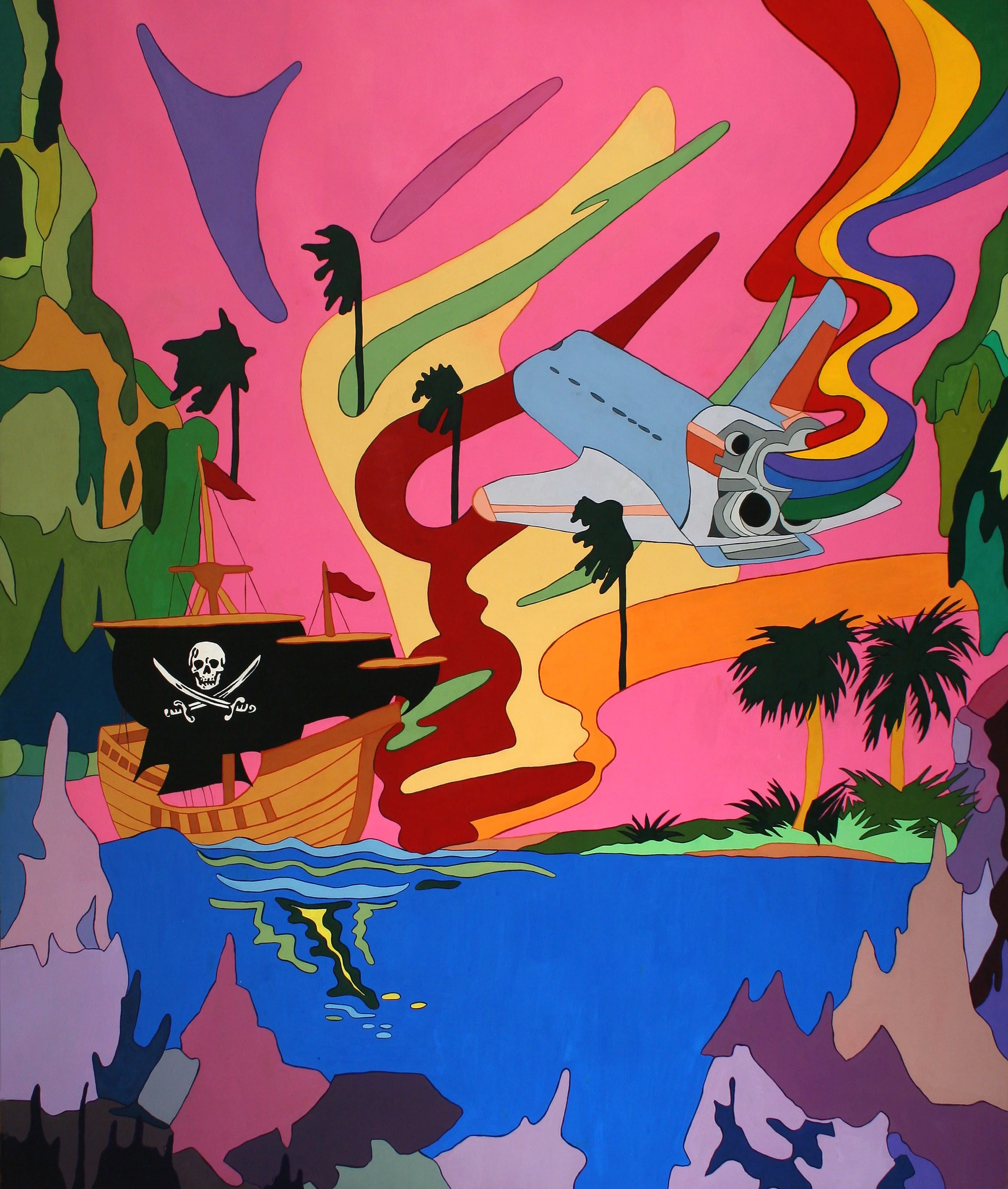 Constructs of Time, gouache on paper