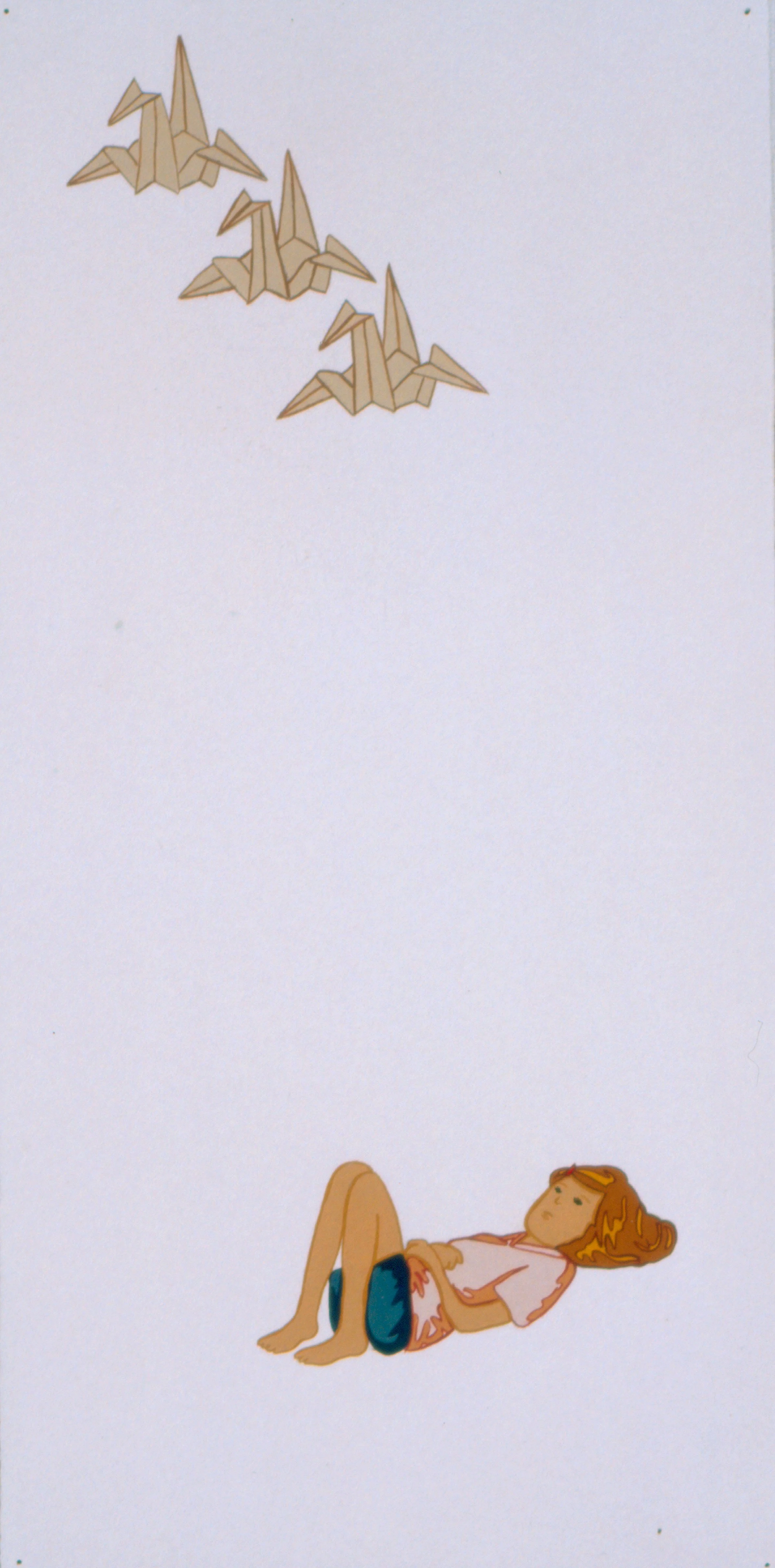 Daydream, gouache on paper