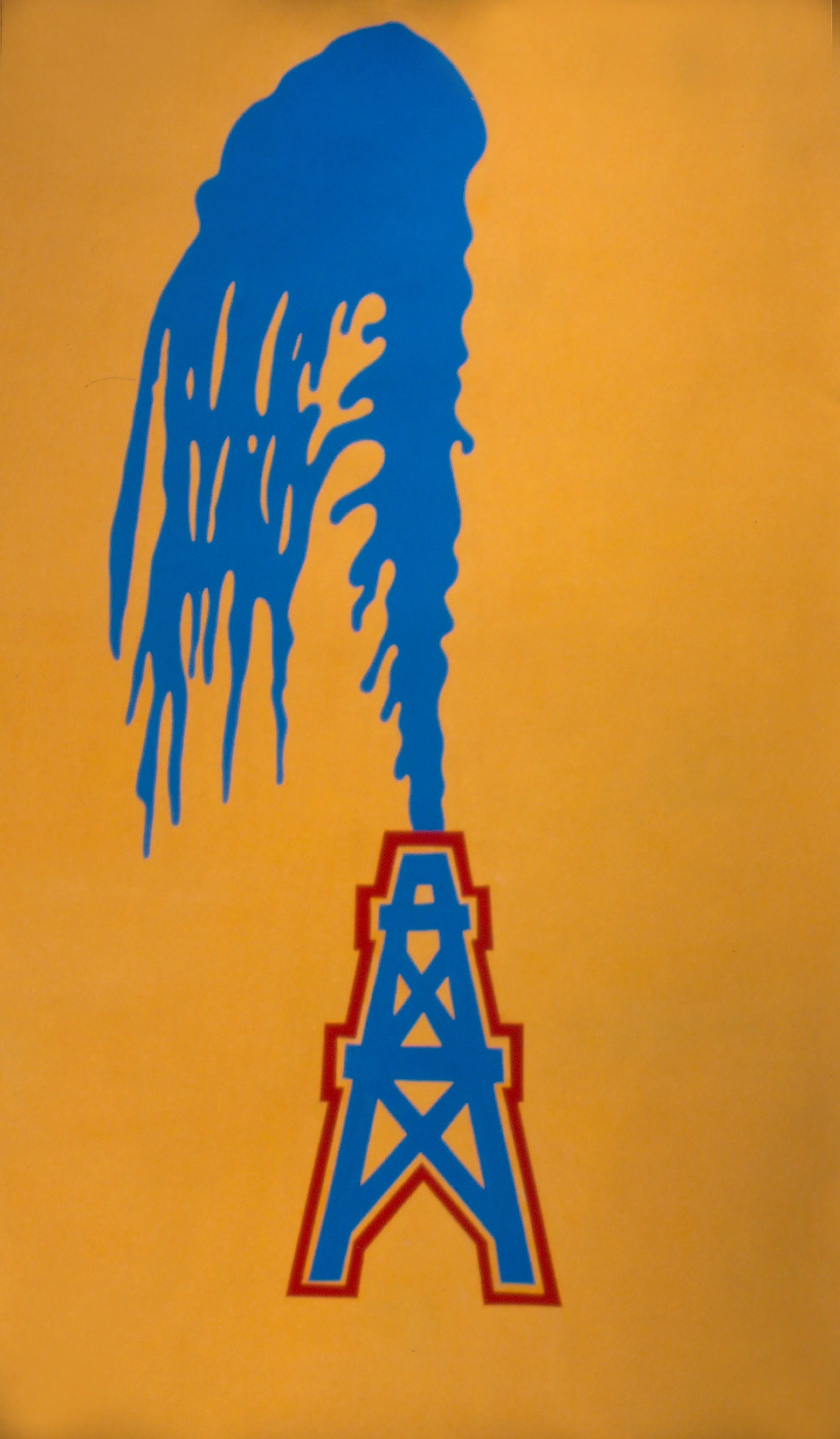 Excavation, gouache on paper