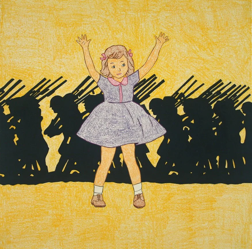 Coming of Age, gouache and crayon on paper