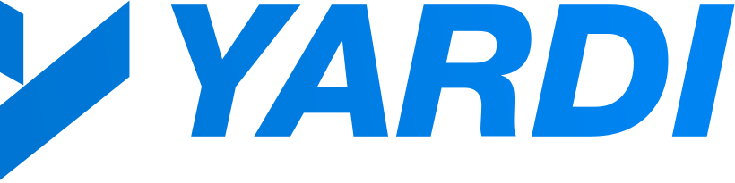 YARDI logo with a blue and black design.