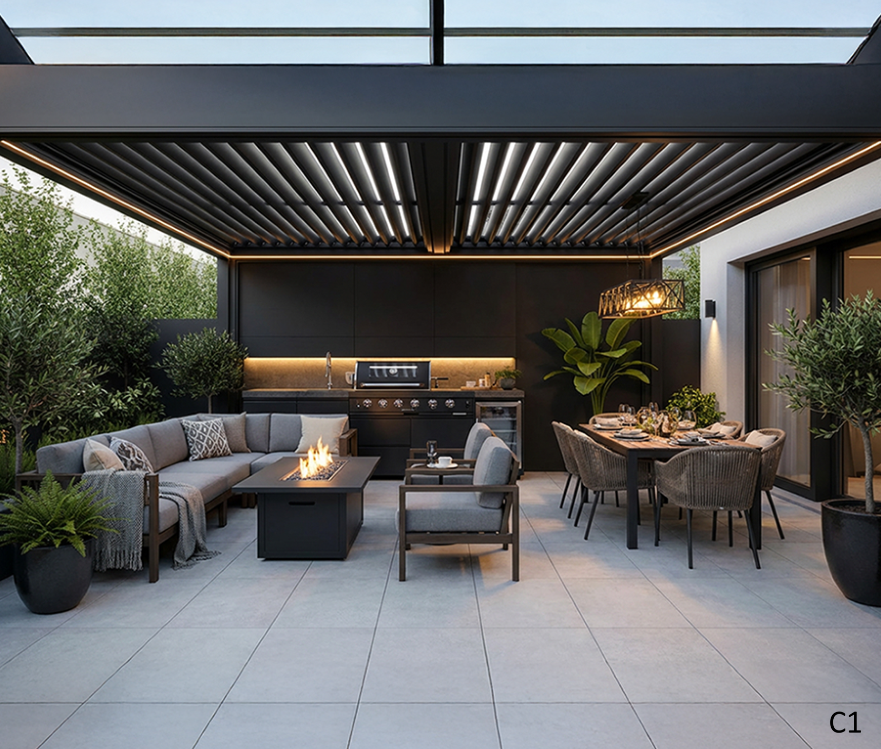 Outdoor Kitchen Integration
