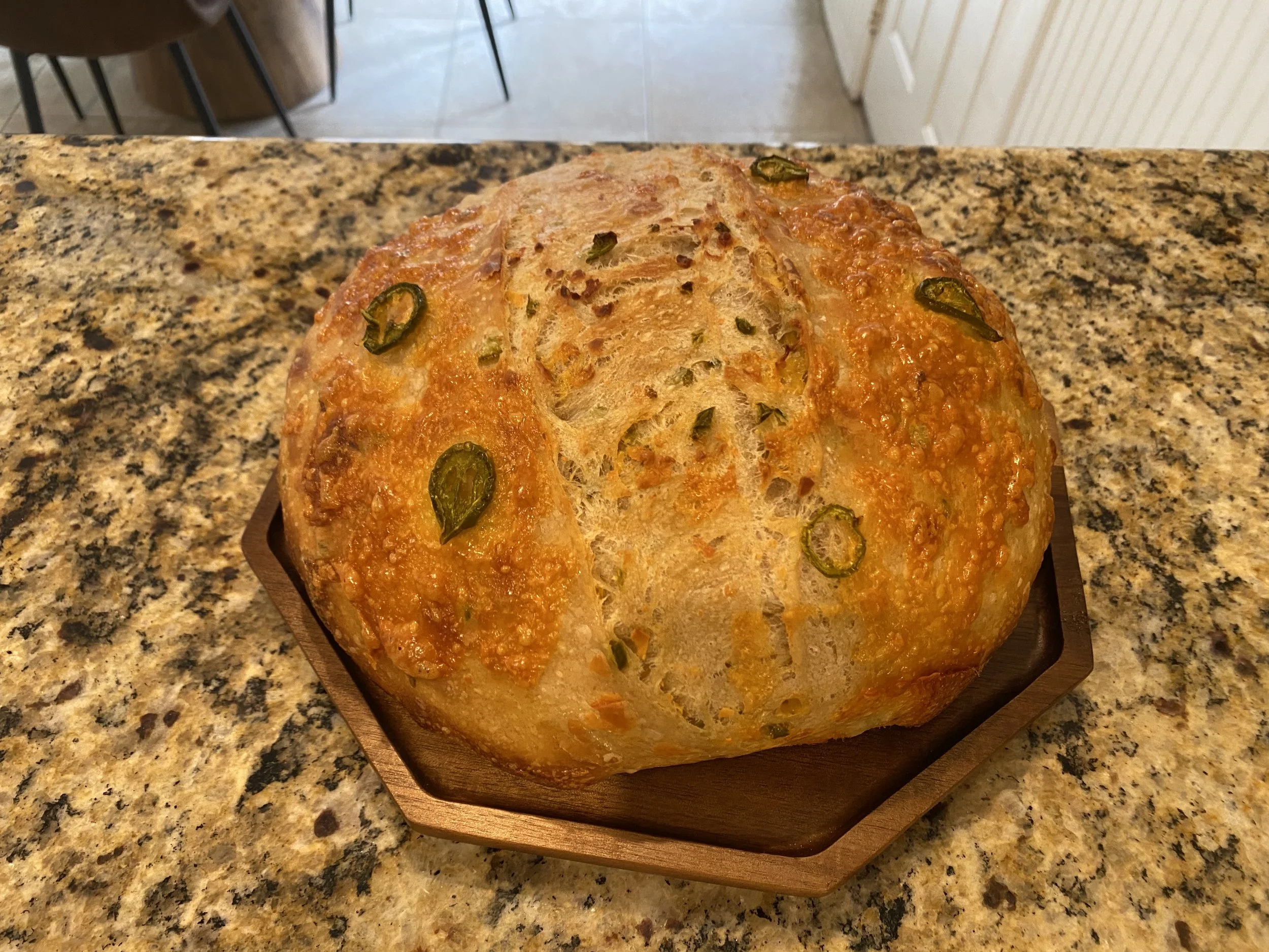 Jalapeño Cheddar Sourdough Loaf