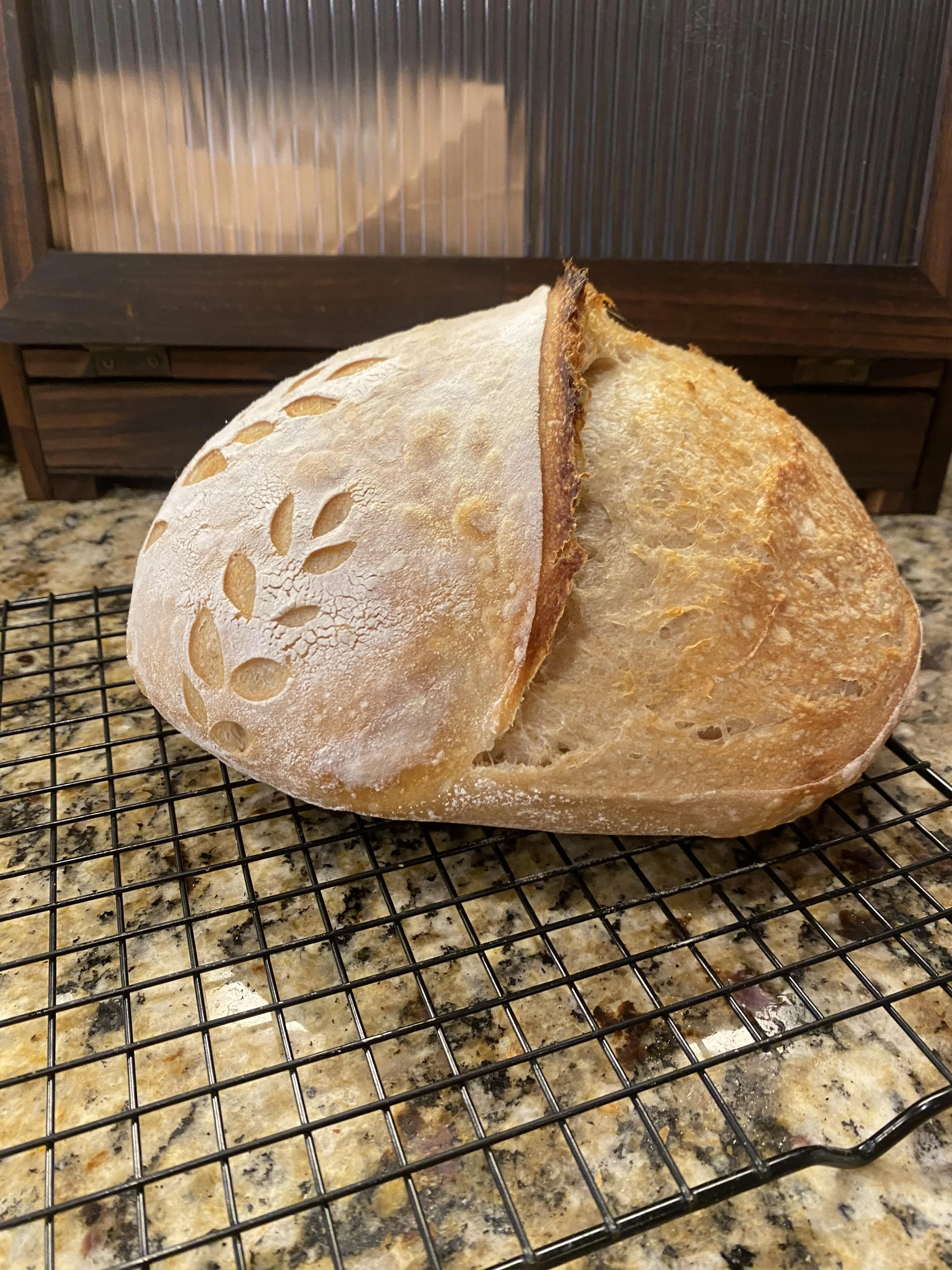 Rosemary Garlic Sourdough Loaf