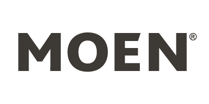 MOEN logo in black text on a white background.