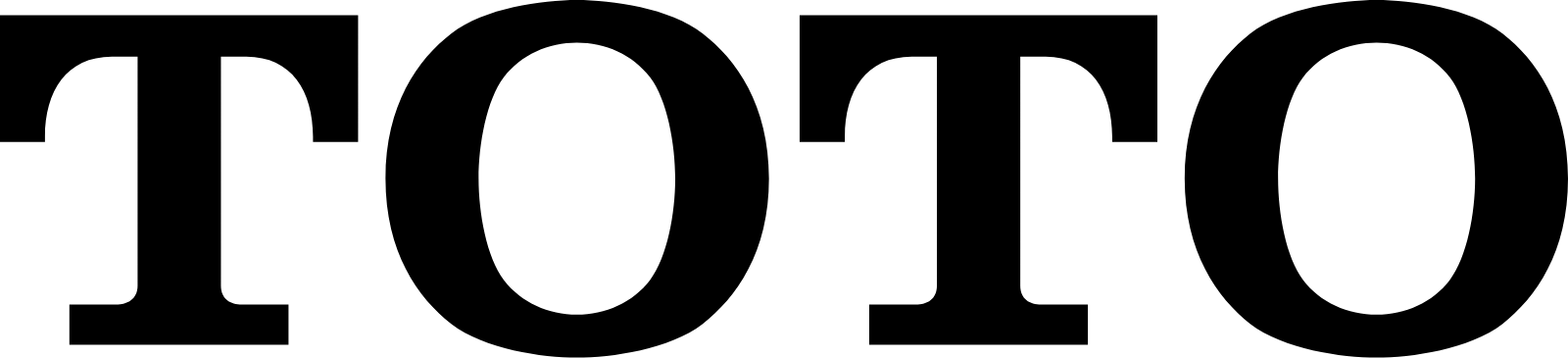 Toto logo in black